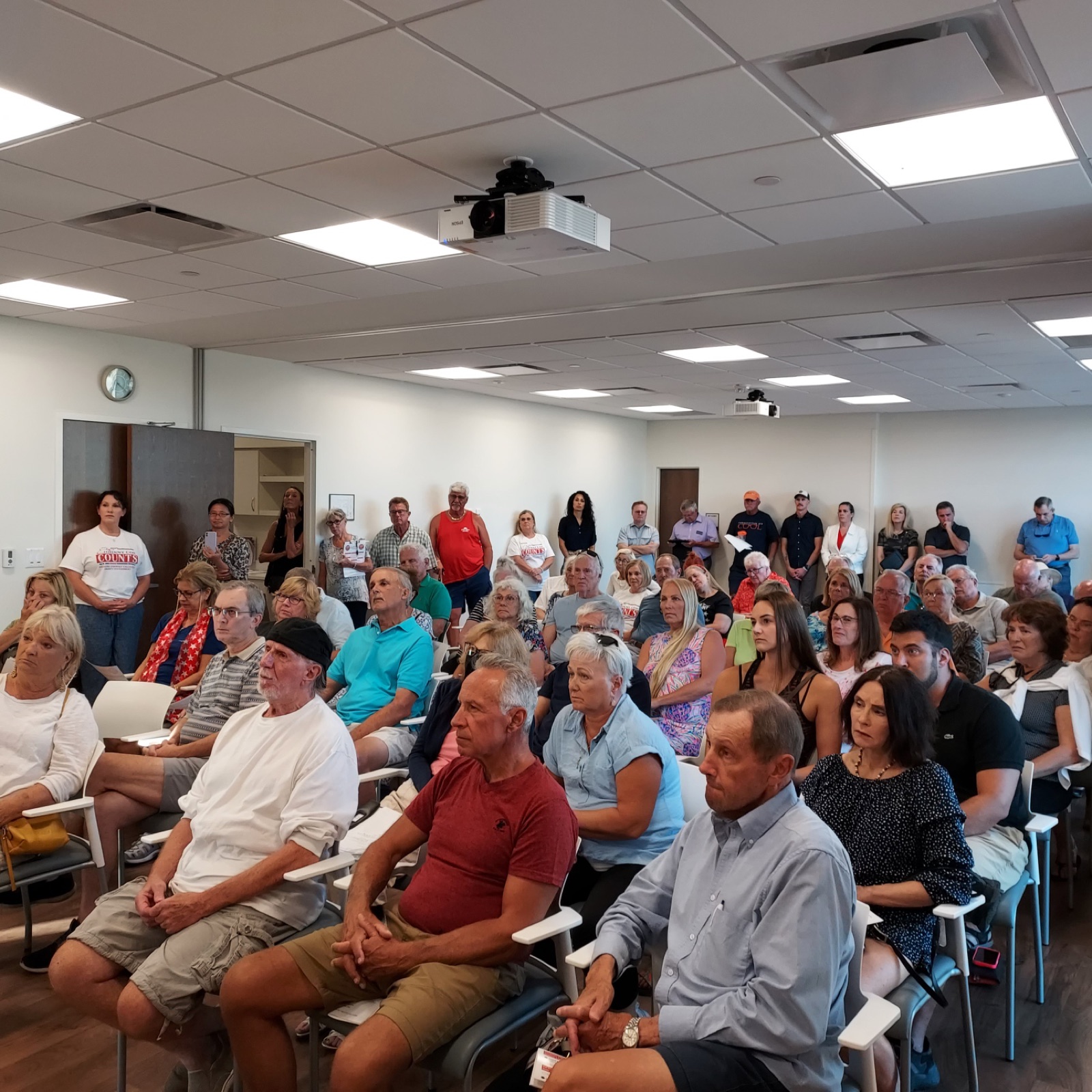Standing room only